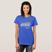 Funky Kentucky Y'all Dames T-shirt (Voorkant volledig)