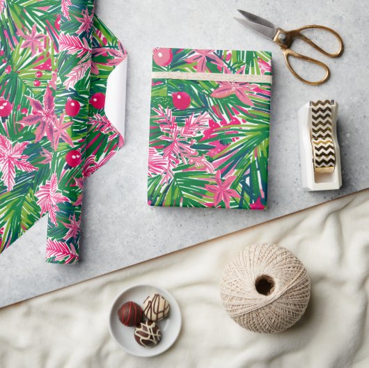 Funky Kerstblad Cadeaupapier (Crafts)