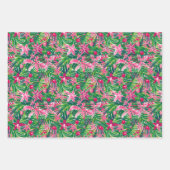 Funky Kerstgroen Inpakpapier Vel (Voorkant 3)