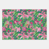 Funky Kerstgroen Inpakpapier Vel (Voorkant 2)