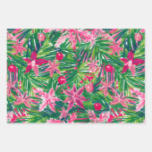 Funky Kerstgroen Inpakpapier Vel (Voorkant)