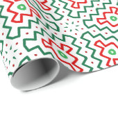 Funky Kerstmis Cadeaupapier (Rol Hoek)