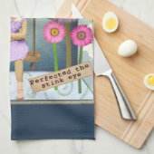 Funky  Kind Veranderde Kunstcollage Theedoek (Quarter Fold)