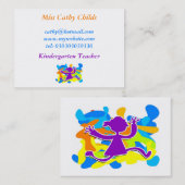 Funky Kind Visitekaartje (Voorkant / Achterkant)