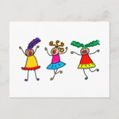 Funky Kinder Briefkaart (Voorkant)