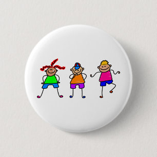 Funky Kinder Ronde Button 5,7 Cm