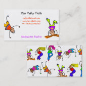 Funky Kinder Visitekaartje (Voorkant / Achterkant)