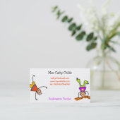 Funky Kinder Visitekaartje (Staand voorkant)