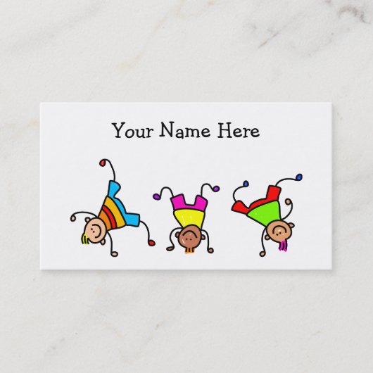 Funky Kinder Visitekaartje (Voorkant)