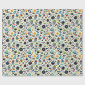 funky Kind's buitenruimte patroon Wrapping Paper Cadeaupapier (Vlak)