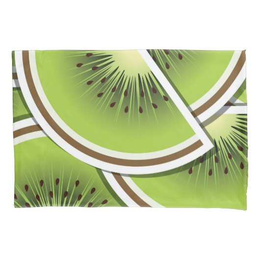 Funky kiwi fruitwig kussensloop (Voorkant)
