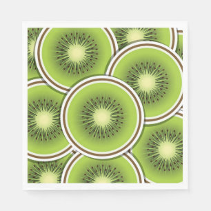 Funky kiwi-vruchtenmoes servetten