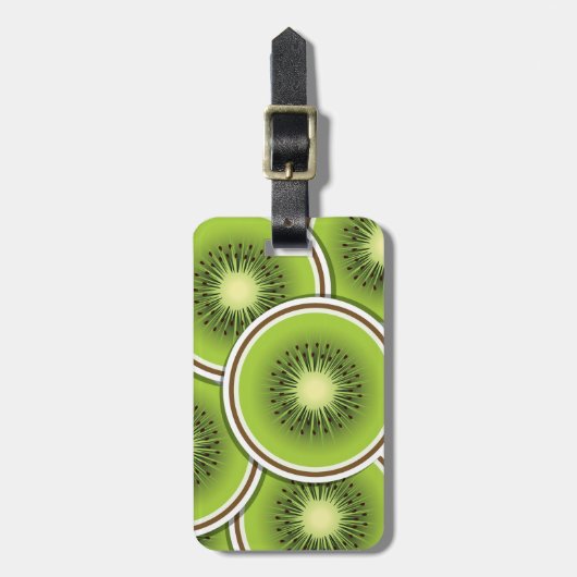 Funky kiwi's bagagelabel (Voorkant verticaal)