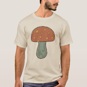 Funky Klein Bos Paddenstoel T-shirt