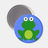 Funky kleine kikkervijver magneet (Voorkant / Achterkant)