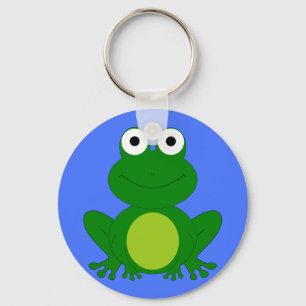 Funky kleine kikkervijver sleutelhanger