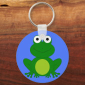 Funky kleine kikkervijver sleutelhanger (Voorkant)