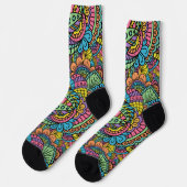 Funky Kleur Abstracts Sokken (Links)