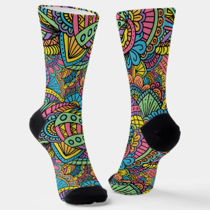Funky Kleur Abstracts Sokken