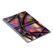 Funky kleurlijnen notitieboek (Rechterzijde)