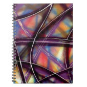 Funky kleurlijnen notitieboek (Voorkant)