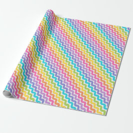Funky Kleurrijk Patroon Cadeaupapier