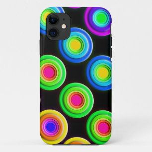 Funky Kleurrijke 3D Cirkels Case-Mate iPhone Case