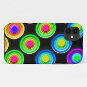 Funky Kleurrijke 3D Cirkels Case-Mate iPhone Case (Achterkant (horizontaal))