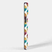 Funky Kleurrijke 70s  Geometrisch Patroon Case-Mate iPhone Case (Achterkant / Rechts)