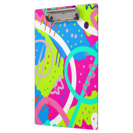 Funky kleurrijke Pop kunst Klembord