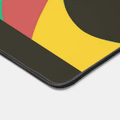 Funky kleurrijke psychedelische schaak Abstracte k Bureaumat (Hoek)