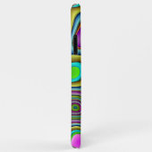 Funky Kleurrijke Retro Chic 3D Vloeibare Kunst Pat Case-Mate iPhone Case (Achterkant/rechts)