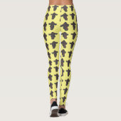 Funky Koe Koeien Hoofden Leggings (Achterkant)