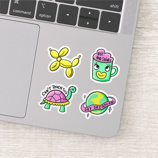 Funky koele sticker set (Detail)