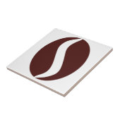 Funky koffieboon tegeltje (Zijkant)