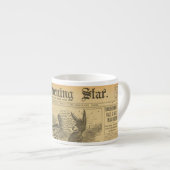 Funky  krant Espresso Mok! Kop (Voorkant rechts)