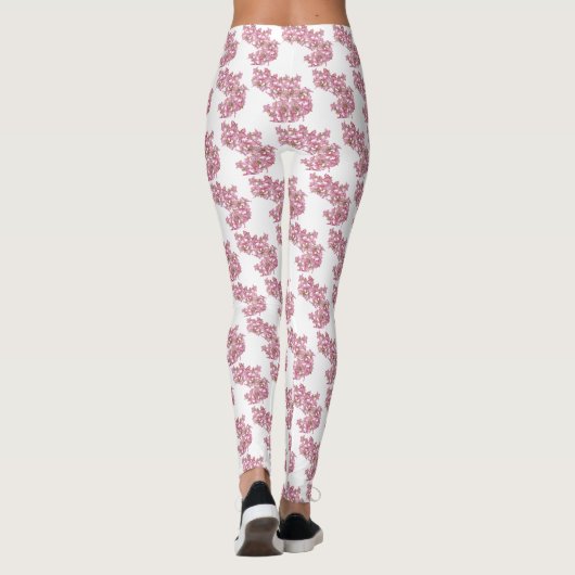 Funky Kudu-leliebloemenprint Leggings (Achterkant)