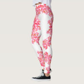 Funky Kudu Lily Flowers Print Leggings (Links)