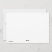 funky kunst feestdagenkaart (Achterkant)