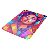 Funky Lady Digitale Kunst Badmat (Gekanteld)