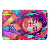 Funky Lady Digitale Kunst Badmat (Voorkant)
