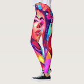 Funky Lady digitale kunstwerken Leggings (Links)