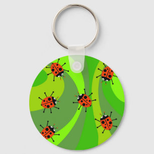 Funky Ladybugs Sleutelhanger