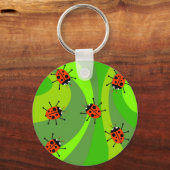 Funky Ladybugs Sleutelhanger (Voorkant)