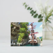 Funky Las Vegas Briefkaart! Briefkaart (Staand voorkant)