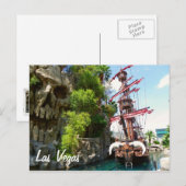 Funky Las Vegas Briefkaart! Briefkaart (Voorkant / Achterkant)