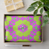 Funky lavendel, limoengroen & geel decoupage tissuepapier (Geschenk)