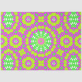 Funky lavendel, limoengroen & geel decoupage tissuepapier (Voorkant)