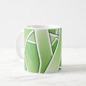Funky leek koffiemok (Voorkant links)