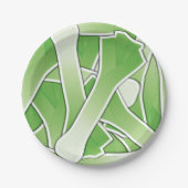 Funky leek papieren bordje (Voorkant)